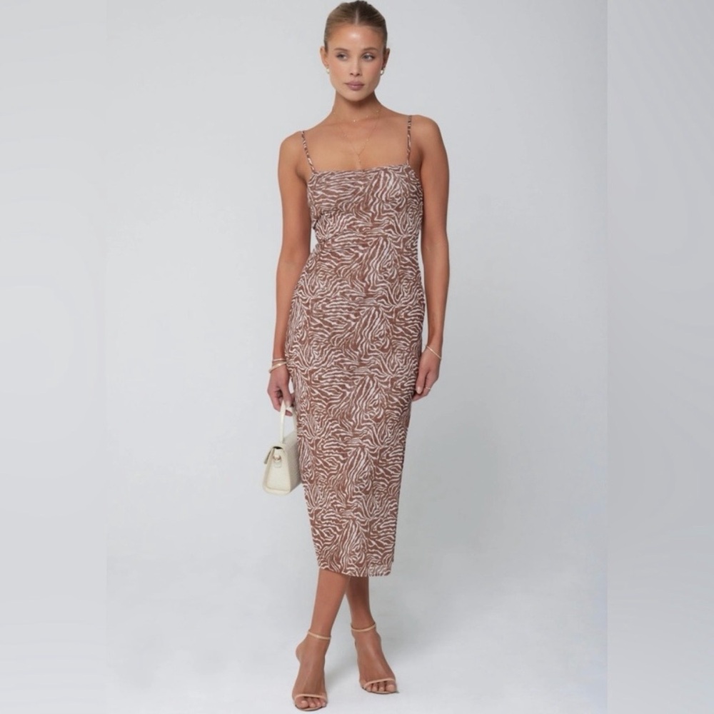 RESA Kiele Mesh Dress in Dallas, RESA X JOJO, XS, Leopard print, Worn Once
